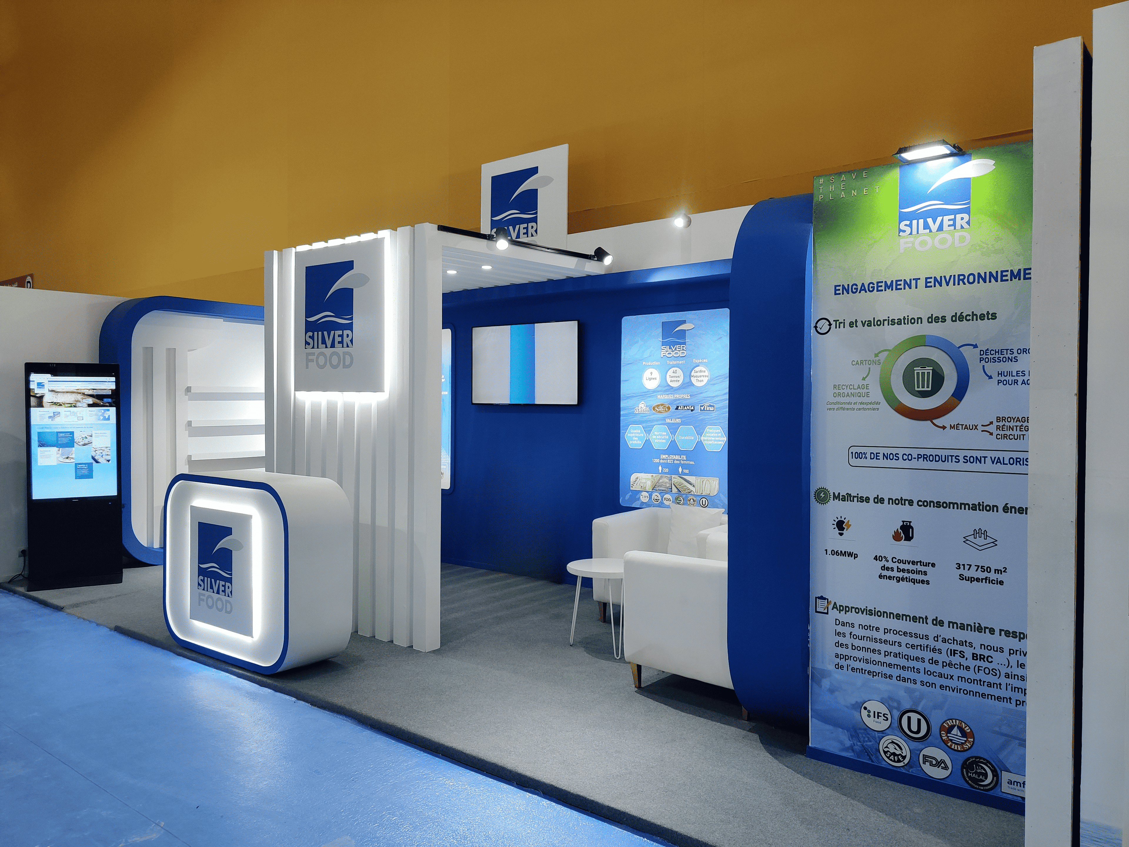 Projet Conception & Réalisation de Stand – Silver Food